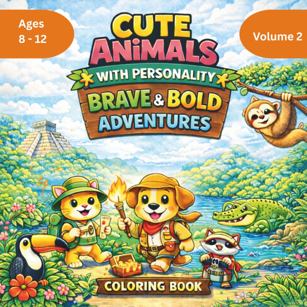 Cute Animals with Personality: Brave & Bold Adventures