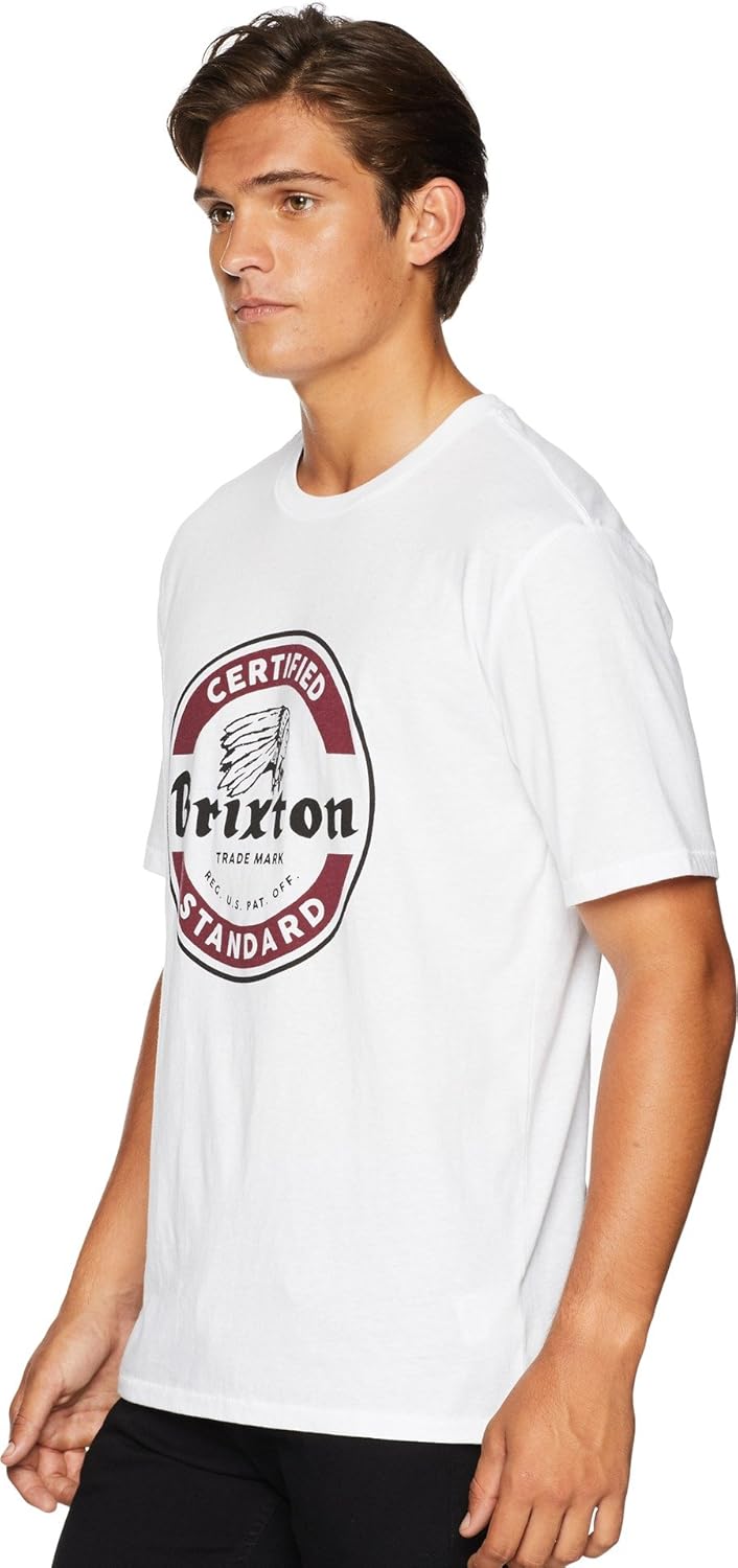 Brixton Soto Short Sleeve Tee White SM