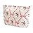 Cosmetic Bags for Women - Corduroy Cosmetic Bag Aesthetic Women Handbags Purses Smile Dots Makeup Organizer Storage Makeup Bag Girls Case Bags (Flowers-Bow)