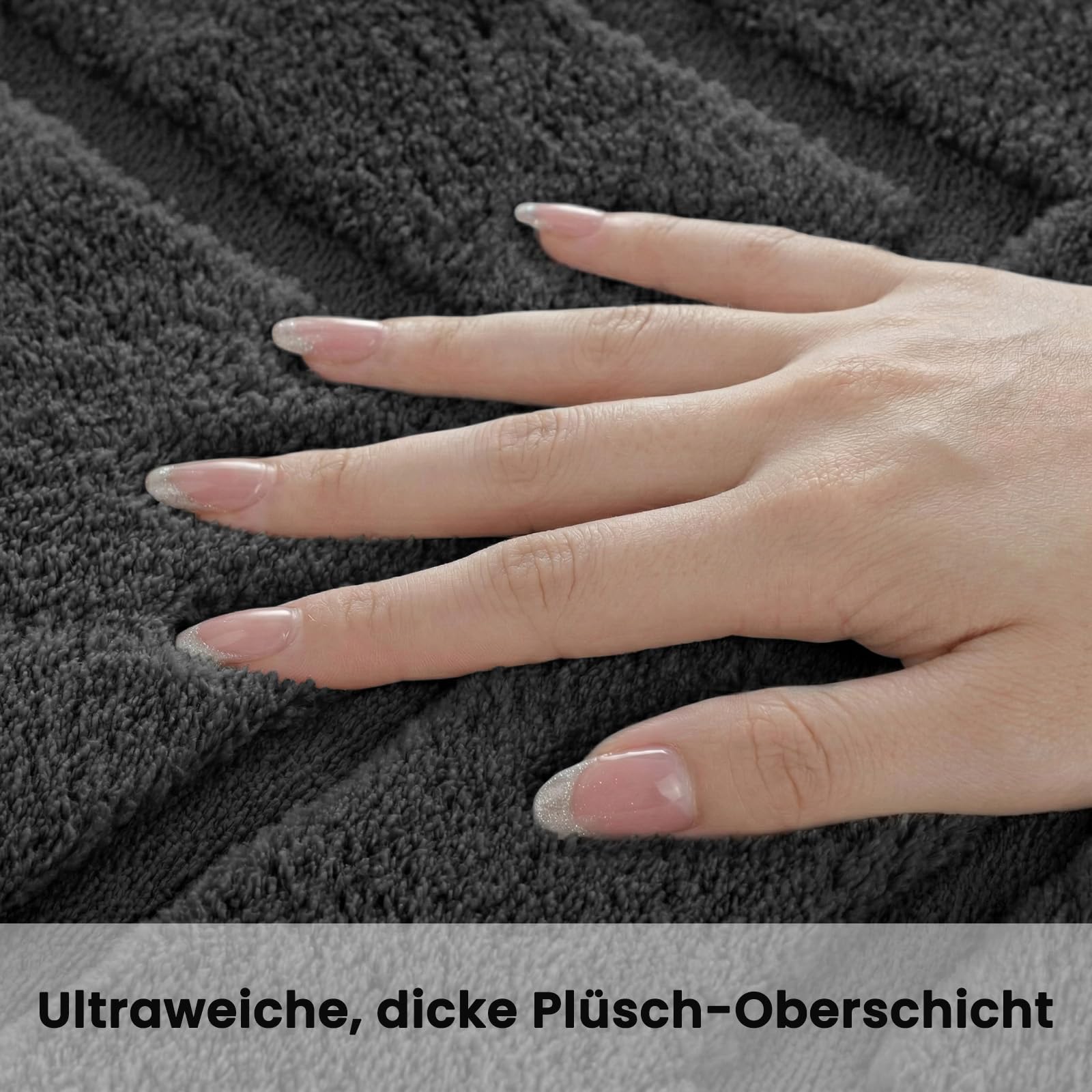 Treeboy Teppich Wohnzimmer 200x300 Waschbarer Teppiche Kinderzimmer Grau | 3D Z-förmiges Hoch-Tief teppiche Gegend, Weich Flauschige Carpet Kurzflor Rutschfester für Schlafzimmer,Kinderzimmer mädchen