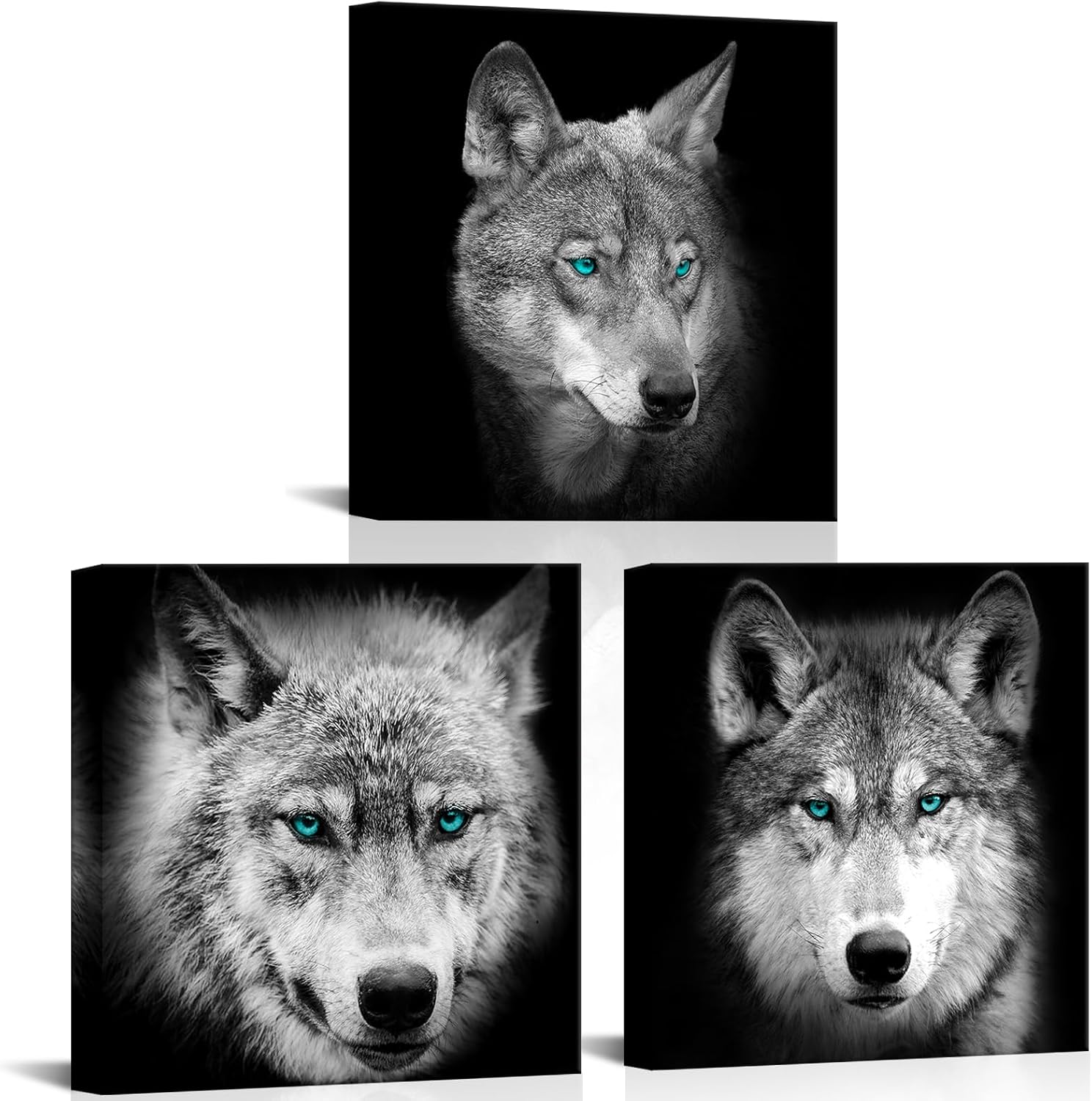 Poster/Tableau Sur Toile - Loup - Impression Animalière - Non Encadré