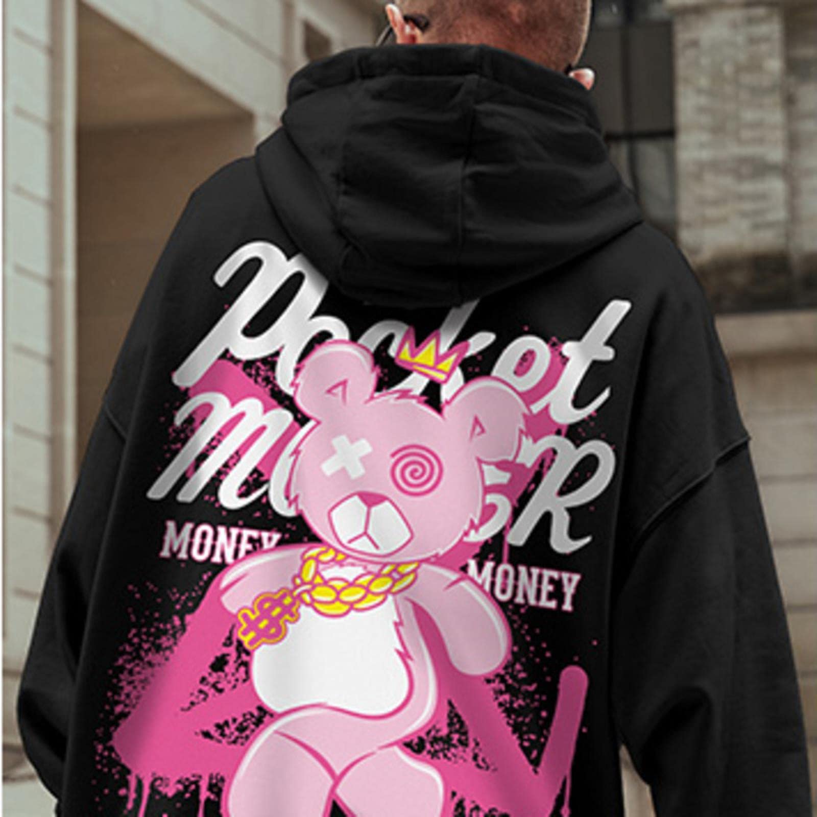 UKKO Hoodies Men Casual Sweatshirts Harajuku Hoodies Oversized Hoody UKKO Hoodies Men Casual Sweatshirts Harajuku Hoodies Oversized Hoody