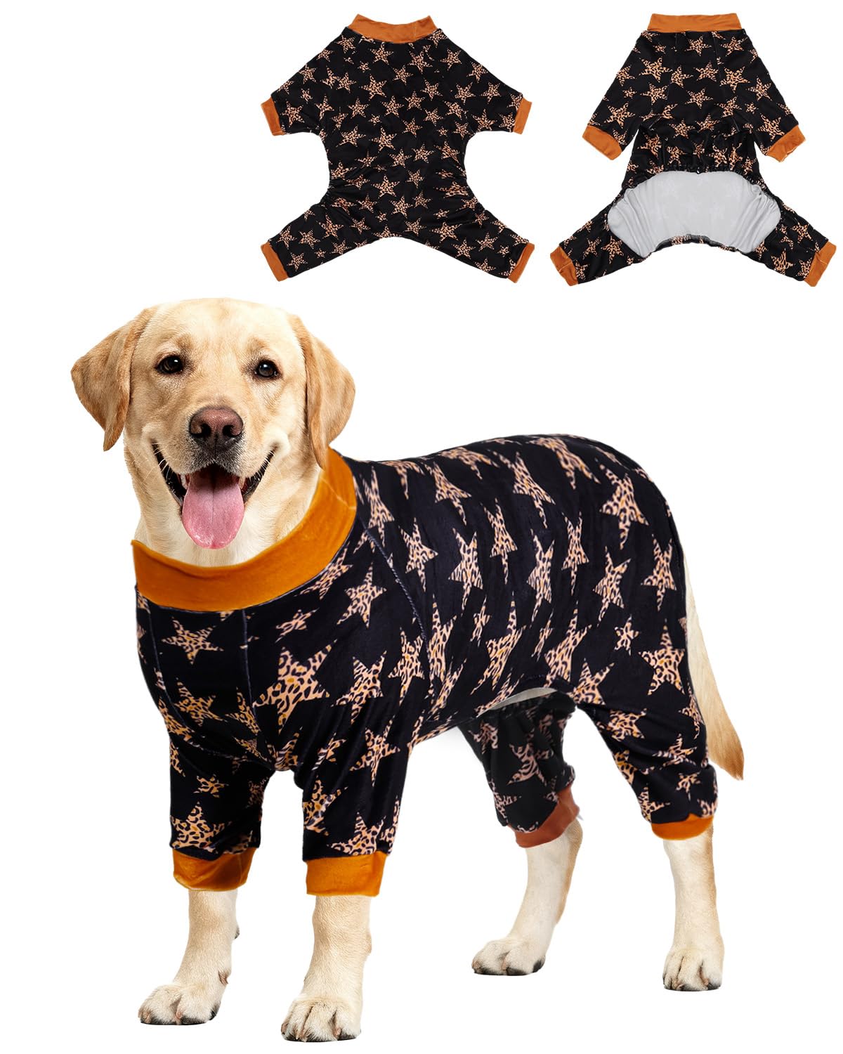 Costume post-chirurgie chien chemise perte de poils vêtement anxiété extensible