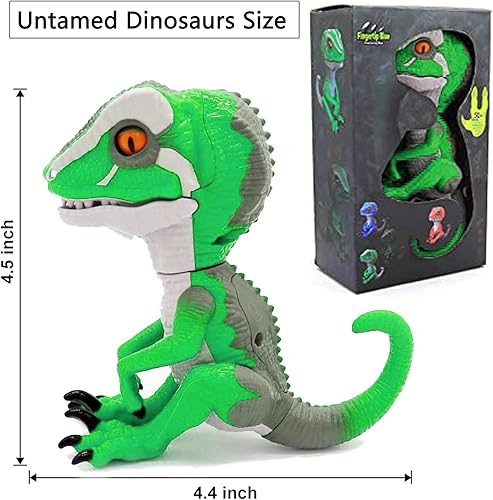 Miniatura 4 de Ulinca Dinosaurios para niños - Untamed T-Rex - Mini dinosaurio coleccionable interactivo para niñas - Ironjaw