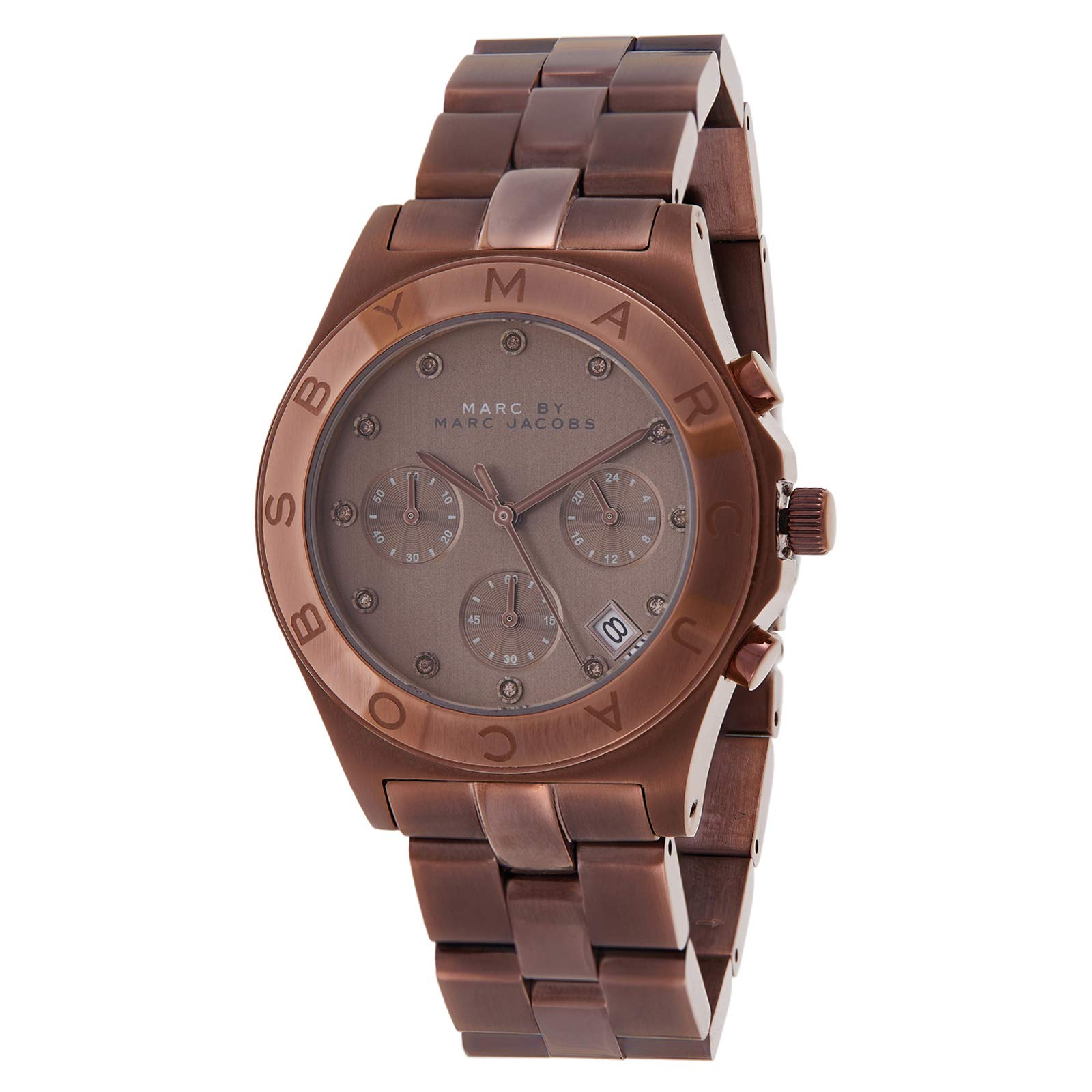 Marc Jacobs Women's Brown Dial Stainless Steel Band Watch - MBM3121