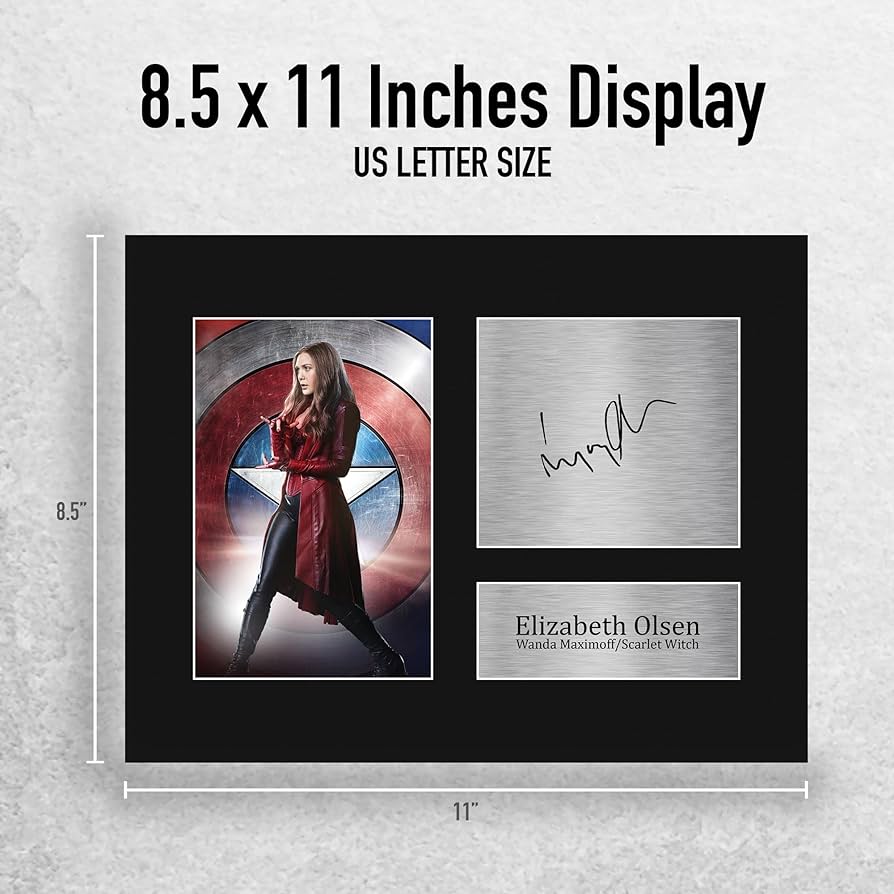 Elizabeth Olsen エリザベス オルセン 直筆サイン写真 PSA認証 Amazon.com: HWC Trading Elizabeth Olsen WandaVision Scarlet Witch