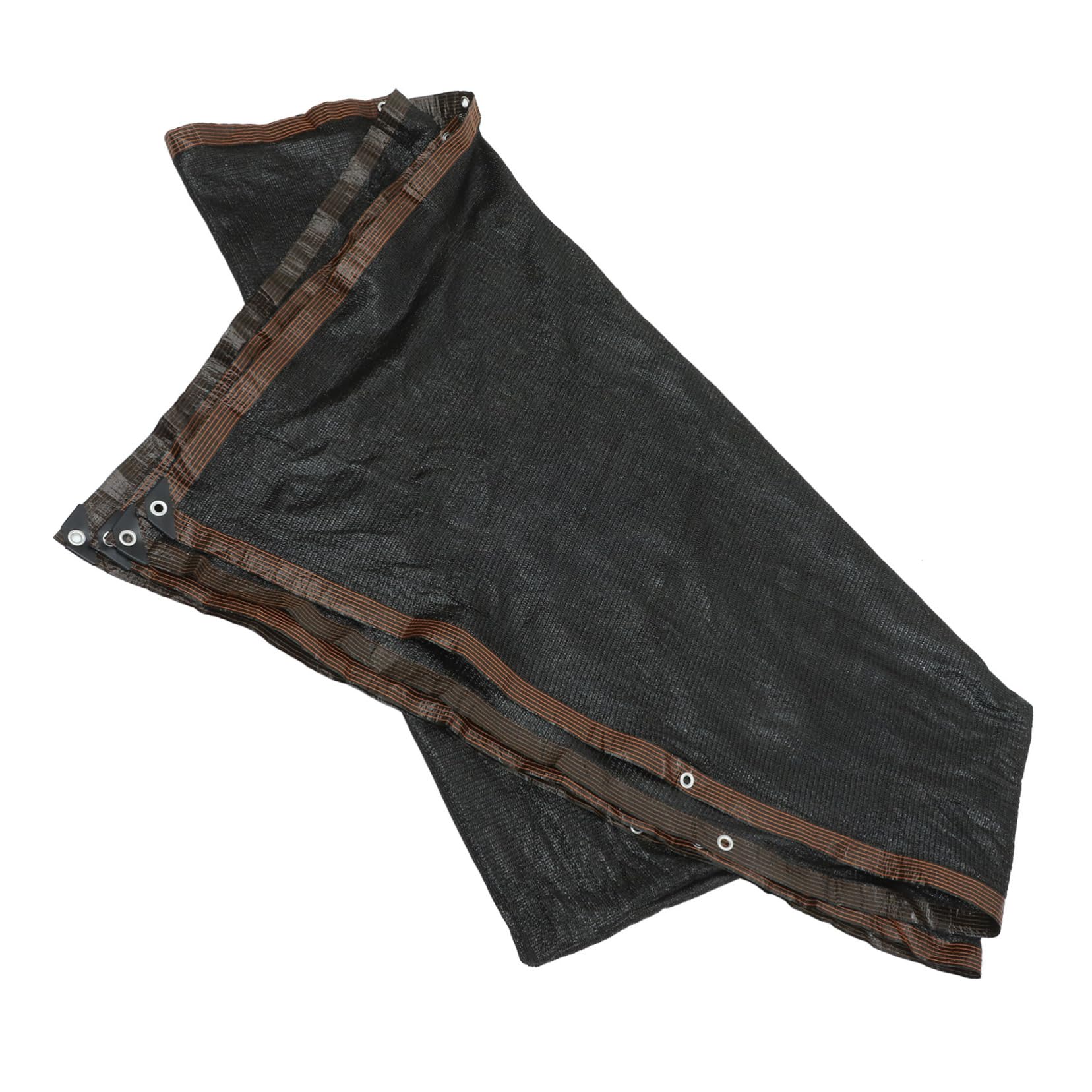 Red de sombreado 3x3 m negra de polietileno resistente para patio