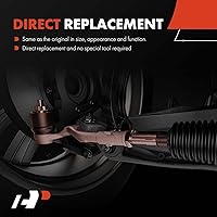 Vista 6 de A-Premium 4 kits de extremos de barra de acoplamiento frontal exterior e interior, compatibles con Chevrolet y GMC y Hummer - 2001-2019 - Silverado