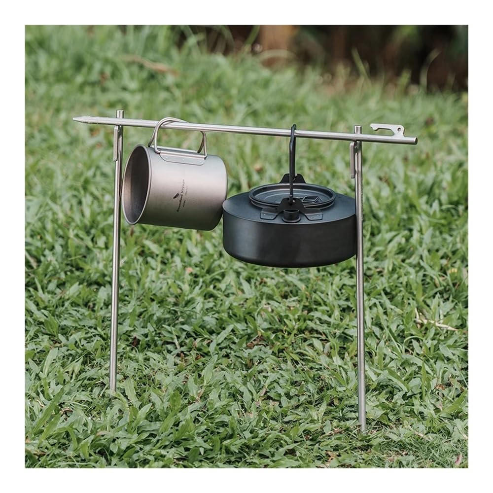 6 picchetti per tenda in alluminio e titanio, antivento, accessori per tenda da viaggio (20 cm, 6 pezzi)