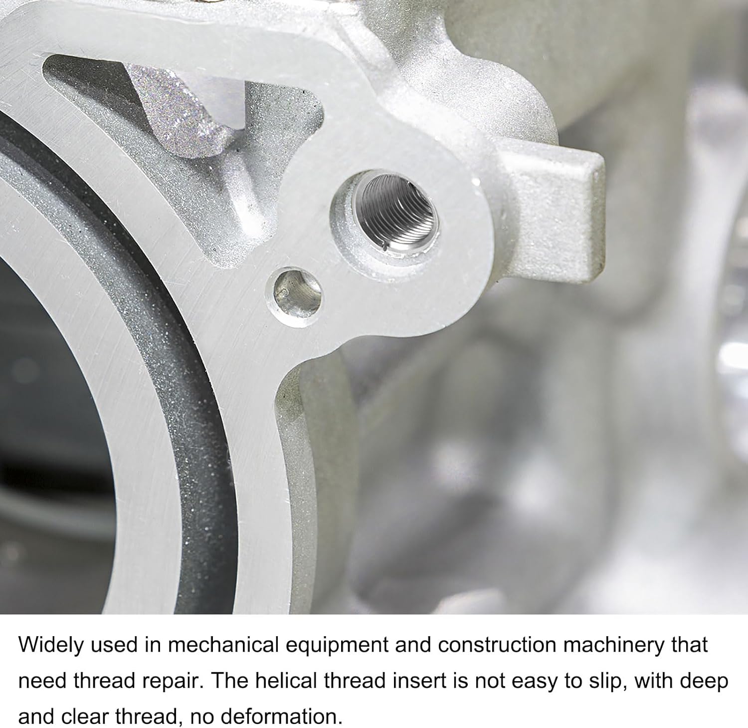 Wire Thread Inserts 5/16-18 UNC 1.0D 304 Stainless Steel Helical Type Coiled Wire Screw Repair Threaded Sleeve Steel Sheath 10pcs