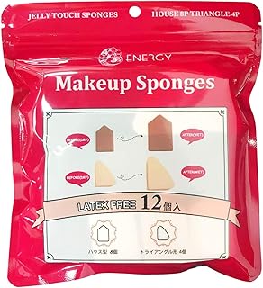 ENERGY Eponge de maquillage Kil Blandare Fond de teint Eponge de mélange, Ansökan parfaite de la crème liquide et de la poudre libre, set d'éponges de maquillage multicolores
