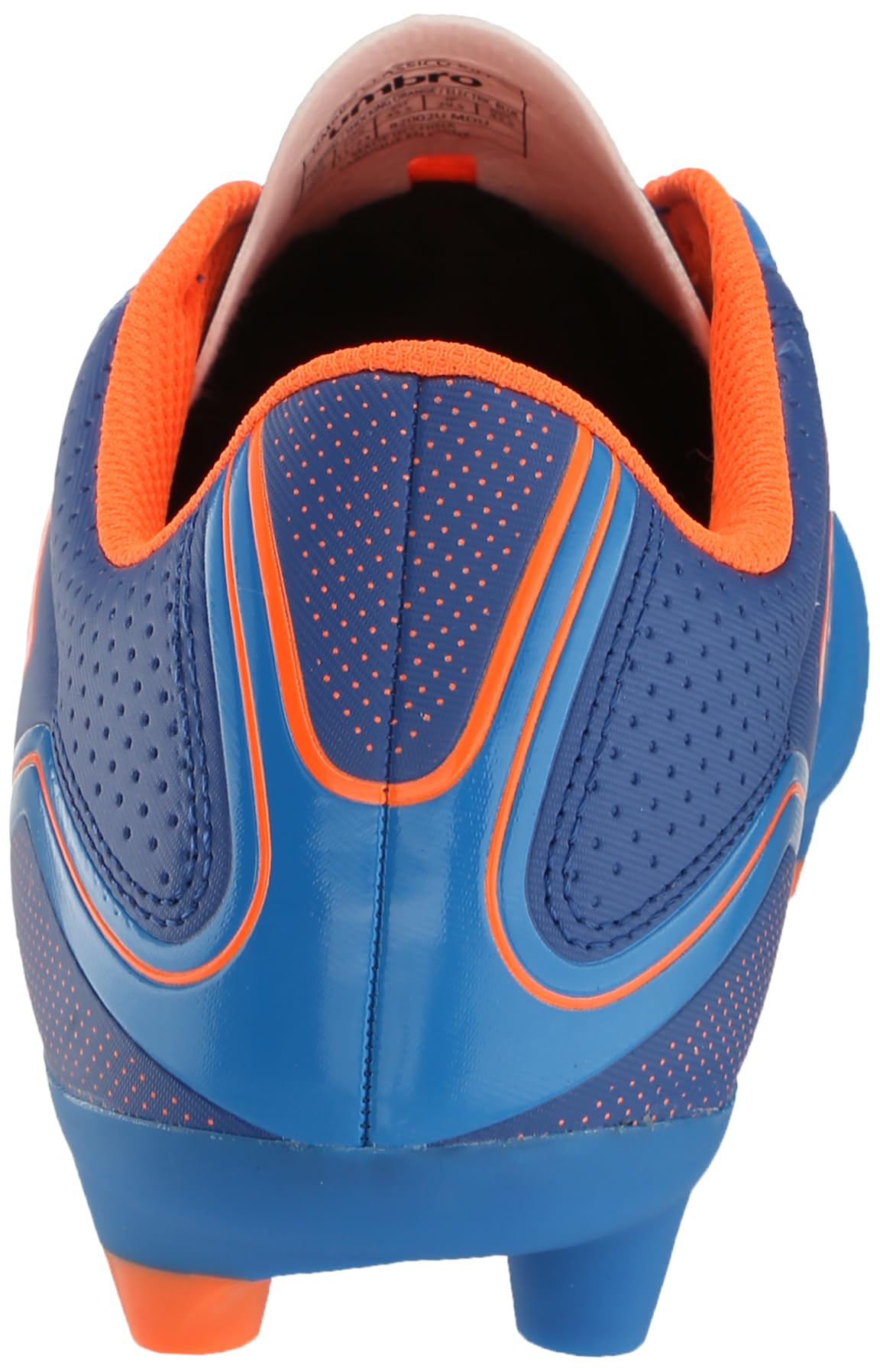 Umbro Homme Classico 12 FG Crampons de Football, Bleu électrique Royal Orange, 41 EU
