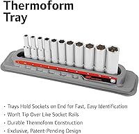 Vista 4 de Ingersoll Rand 11 Pc. Juego de llaves de vaso profundo de 1/4 pulgadas - Métrico 6 Pt.- 752045X