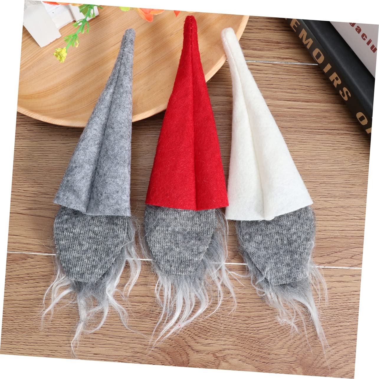 IMIKEYA 60 STK Weihnachtsflaschen-Set Flaschendeckel für Weihnachtspuppen Weihnachten Rotwein Flaschenverschluss Weihnachtsdeko für Flaschen flaschenverpackung Weihnachten Schmücken