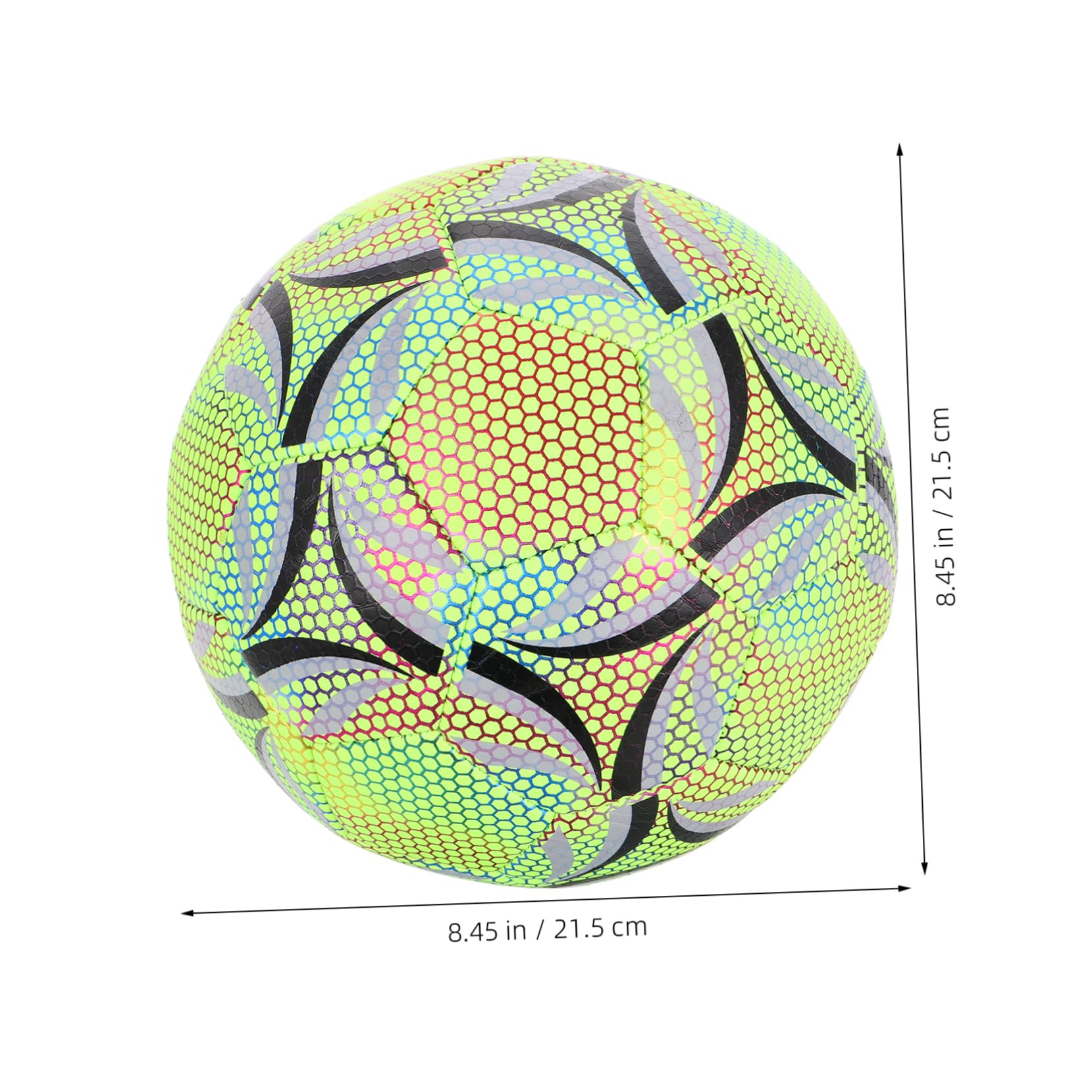 Sosoport Pallone Calcio Professionale per Allenamento e Notturno per e Adulti Superficie Migliorata per Controllo Facile