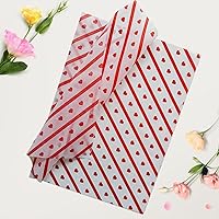 Vista 4 de 20 hojas de papel de regalo de corazón, papel de copia a prueba de humedad para proyectos de ropa y manualidades