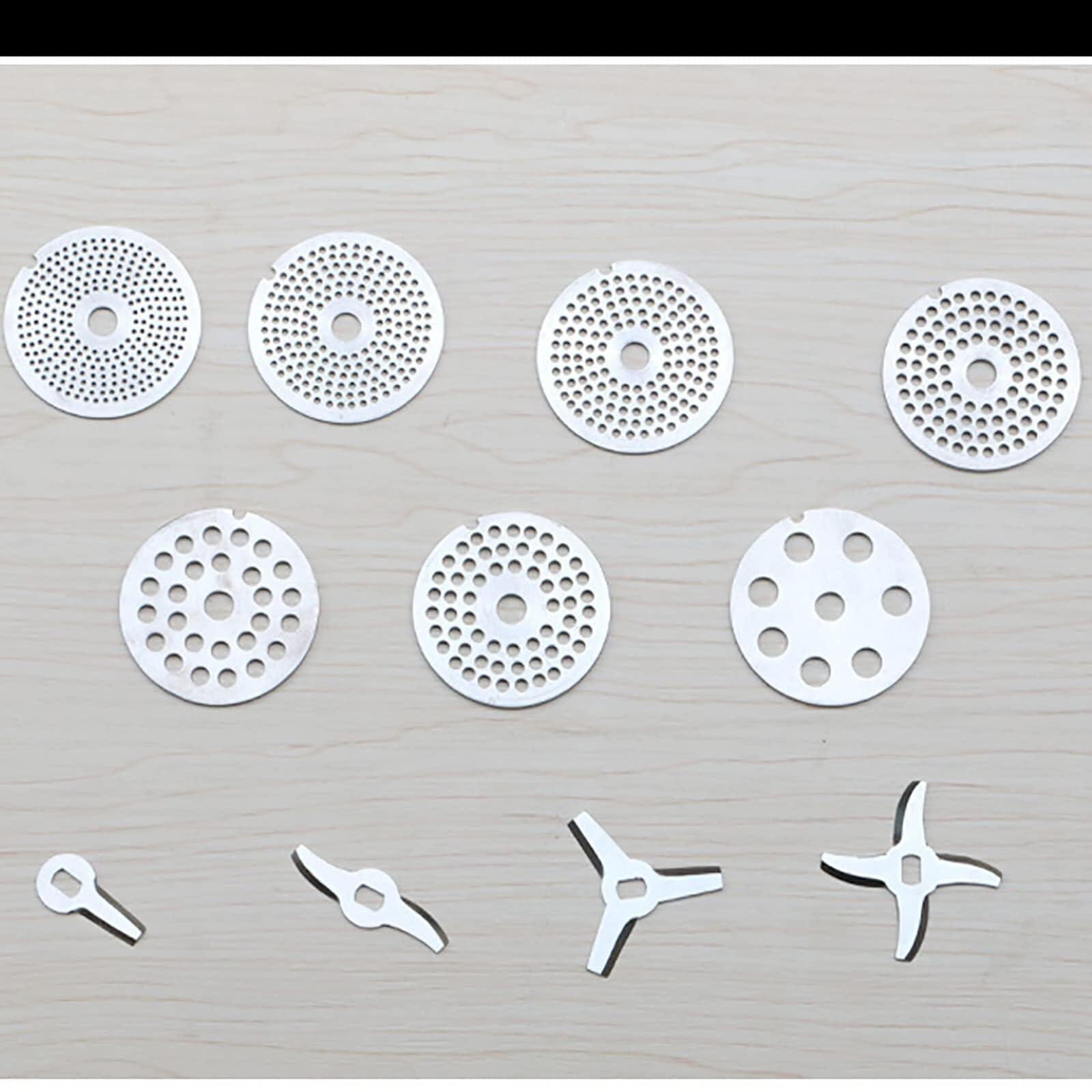 Máquina de pellets de alimentos para mascotas, fabricante manual de alimentos para perros y gatos con 7 moldes para peces pequeños, aves de corral y piensos para conejos, ideal para uso doméstico