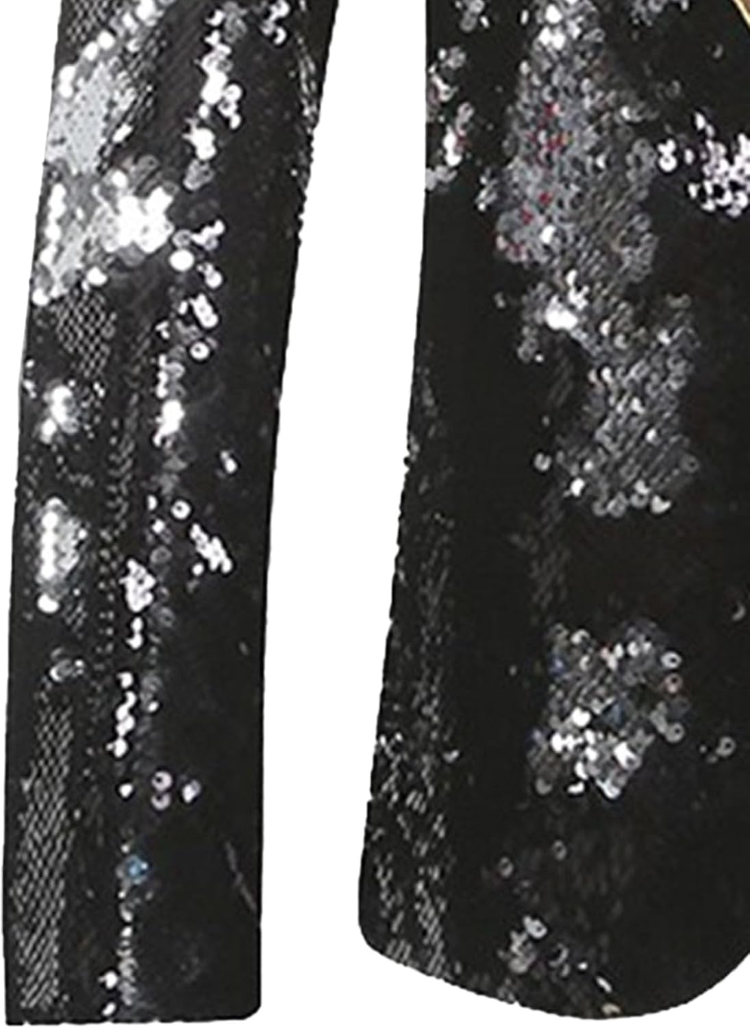 Mens Sequin Slim Fit Tuxedo Jacket 1 Button Shawl Lapel Shiny Sparkly Blazer Wedding Party Banquet Prom Suit Coat