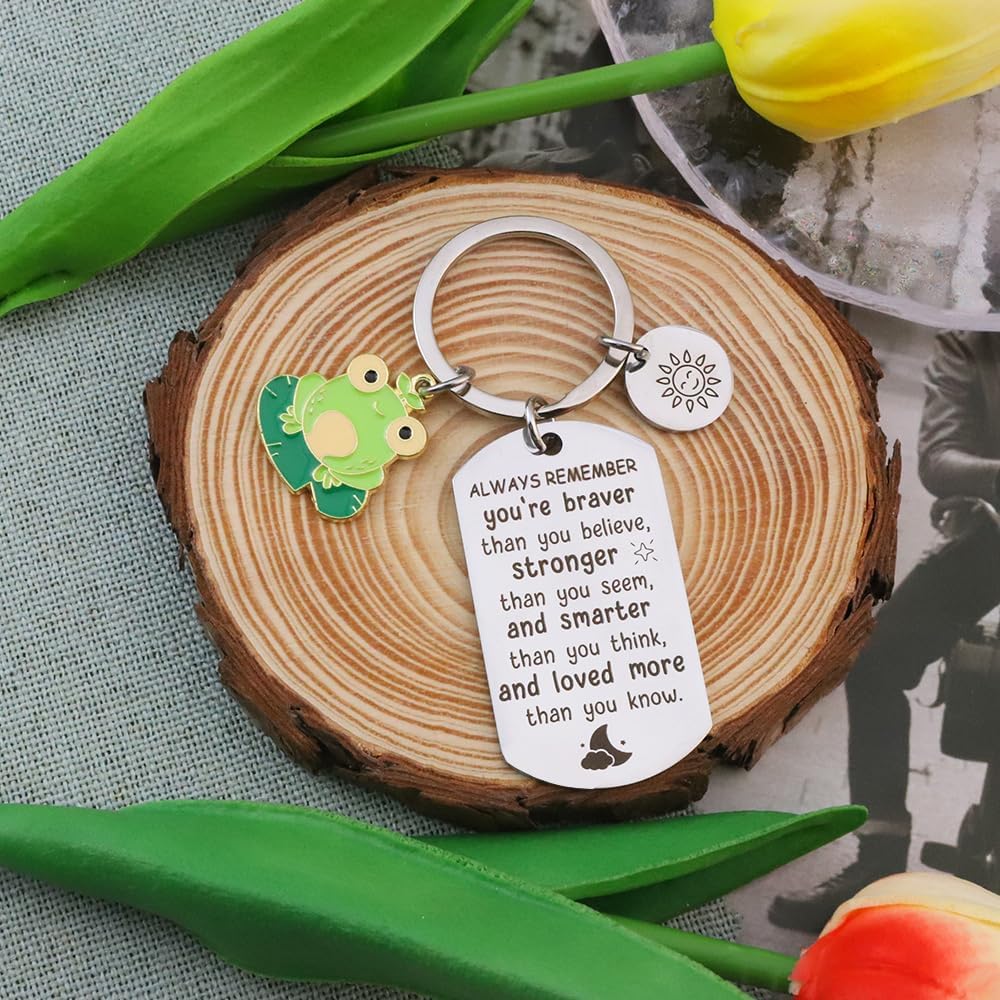 Inspirational Gifts for Women Men Christmas Encouragement Motivational Positive Meaningful Gifts Keychain