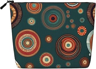 Ethnic Circles Floral Pattern Print Travel Ma...