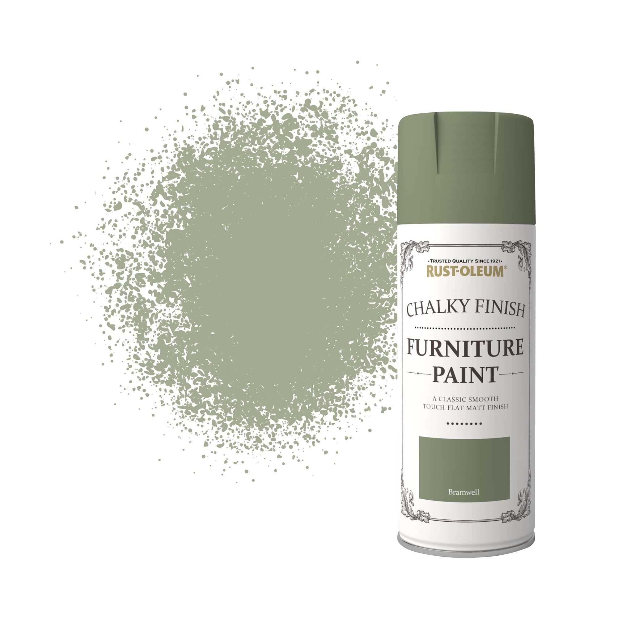 Rust-Oleum 400Ml Bramwell Spray Paint Matt Chalk Furniture Spray Paint 5013296940900