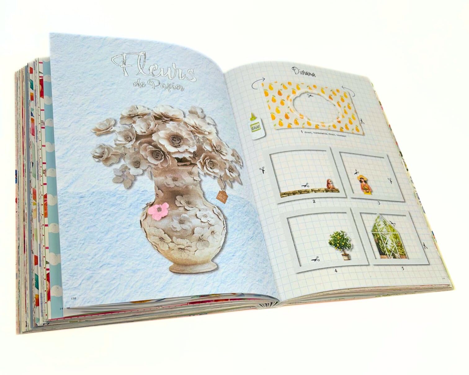 Daphne’s Diary Livre créatif en papier, extra épais 3 cm – avec carnets & papeterie : techniques papier, éléments interactifs, pages à colorier/dessiner, feuilles à plier, découper & perforer