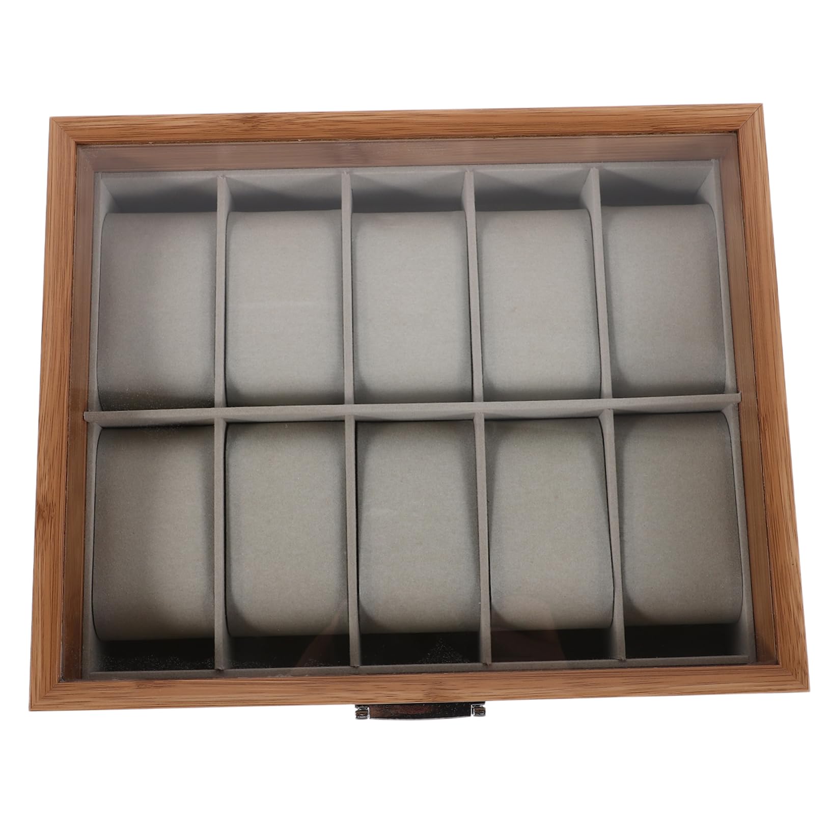 Boîte à Montres 10 Emplacements en Bois, Coffret de Présentation Élégant