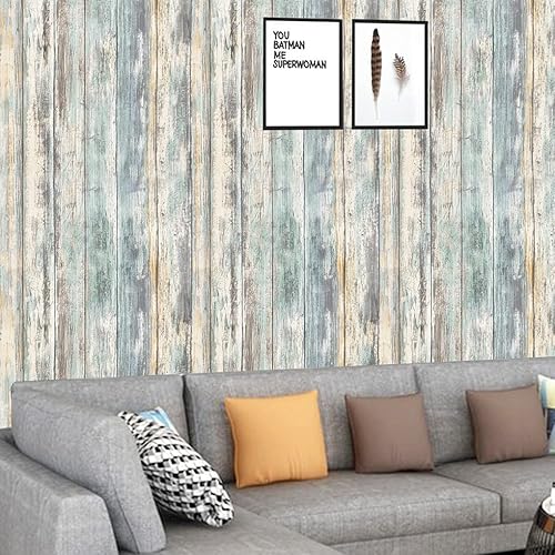 Miniatura 9 de Arthome - Papel de contacto de madera rústica autoadhesivo, decorativo, para armarios, encimera, pared, fácil de limpiar, extraíble, de grano