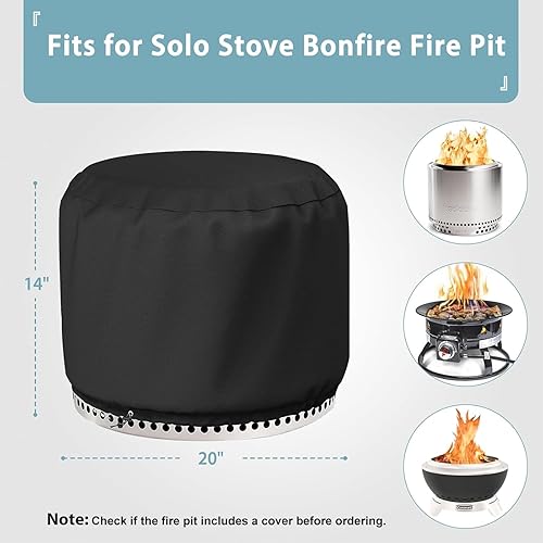 Miniatura 2 de SHINESTAR Cubierta para hoguera individual Stove Ranger de 15 pulgadas, también se adapta a cuenco de fuego de 16 a 18 pulgadas, impermeable y