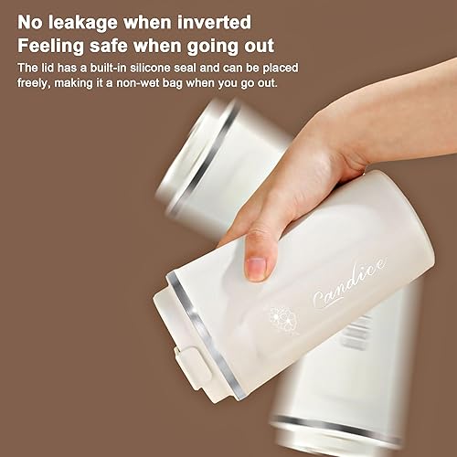 Miniatura 4 de KEEECIZ Personalized 17 OZ Stainless Steel Vacuum Thermos - Coffee Travel Mug Spill-Proof with Lid - Coffee Mug to Keep HotIced Coffee, Tea, and