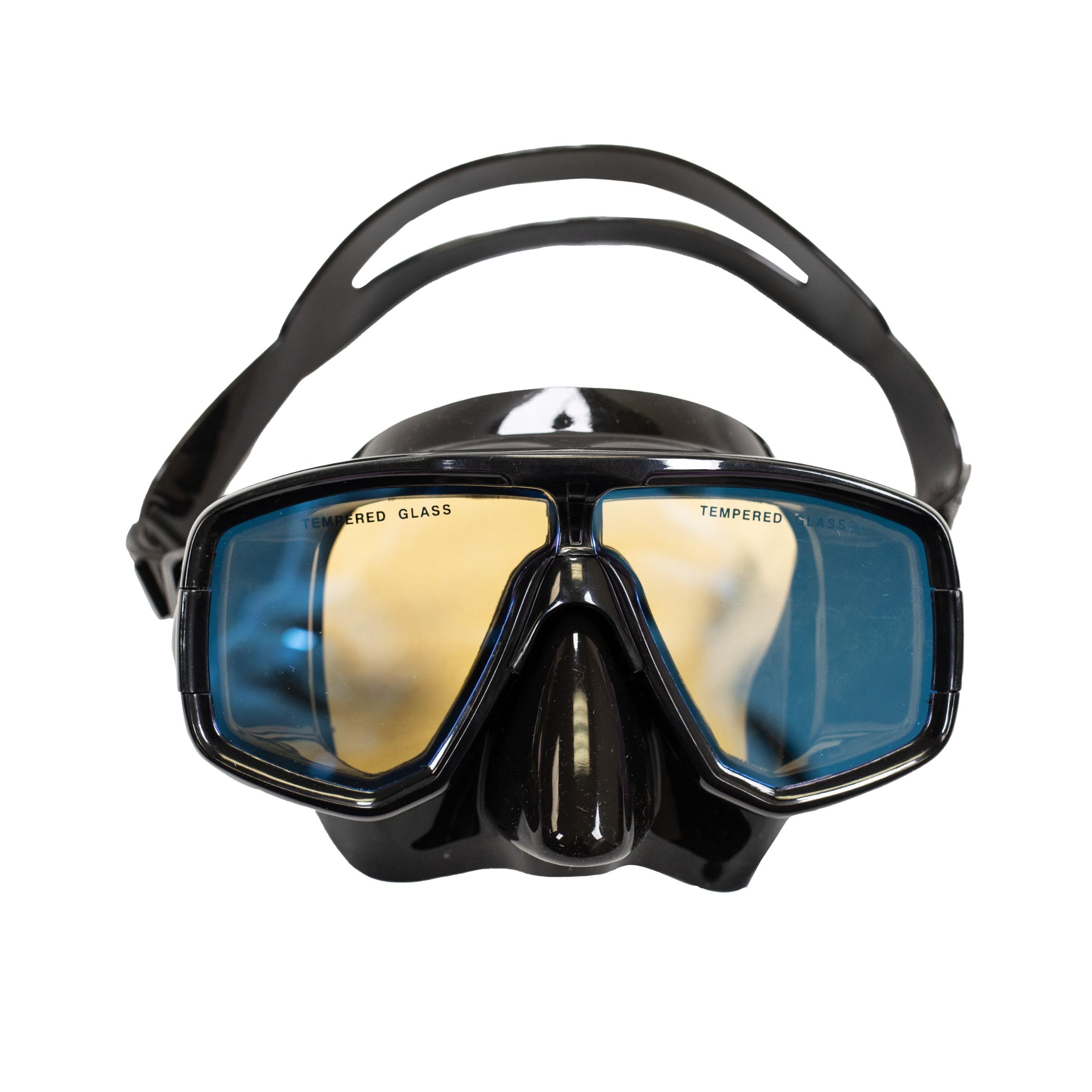 Silicone Dive Mask With Blue Mirror Coated Lense