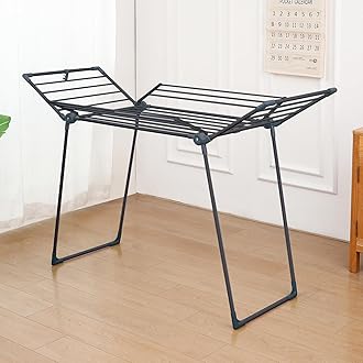 Winsor Cloth Drying Foldable Stand | 21 Meters Strong and durable tubes with Rust Proof Powder Coating Clothes Dryer| Drying Stand Laundry | Heavy Duty Clothing Racks - WR80826 Black