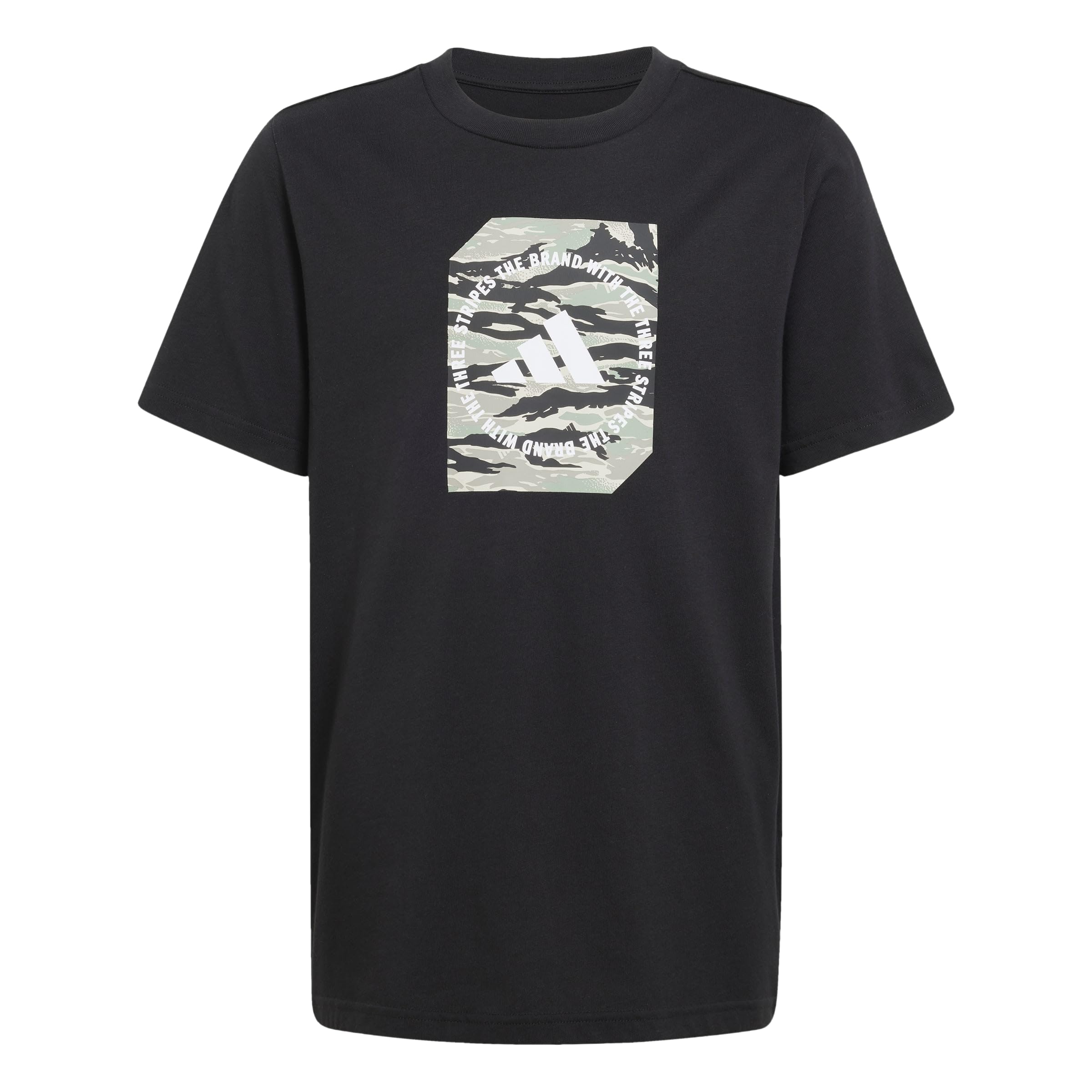 Adidas Boys Noir Kids' T-Shirt Box Camo