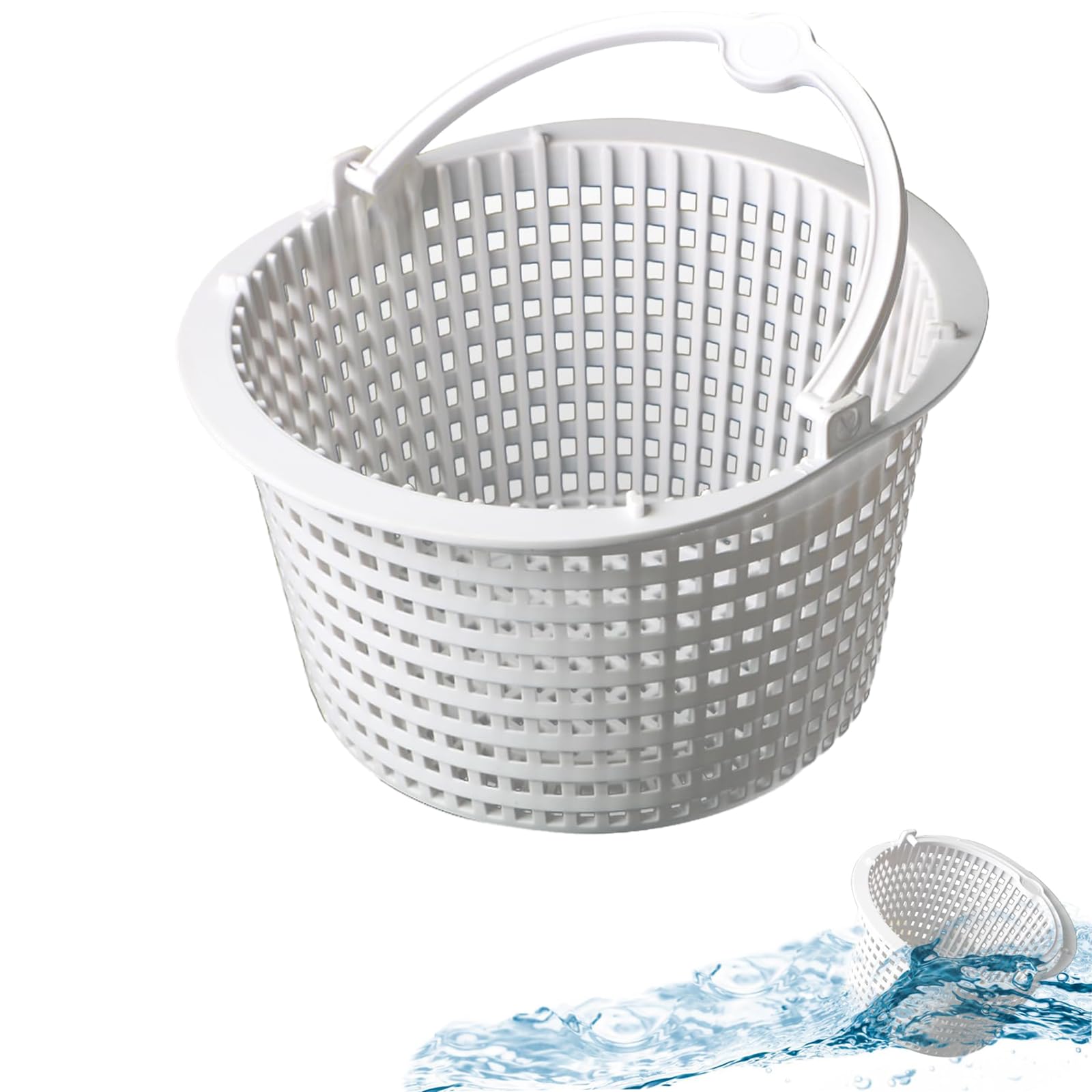 Panier De Skimmer Pour Piscine - ABS, Environ 19x14.5x11 Cm, Filtre à Débris (feuilles, Herbe, Cheveux…)