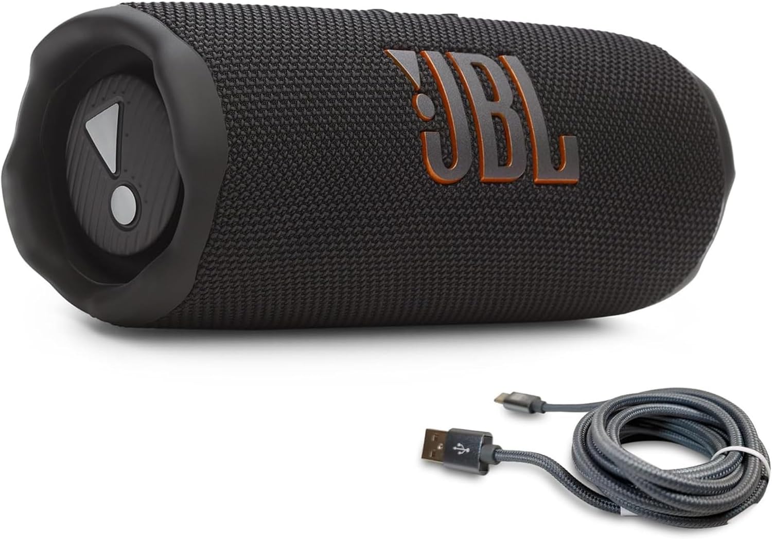 JBL Flip 7 (Black) + Bundle with USB-C Braided Cable