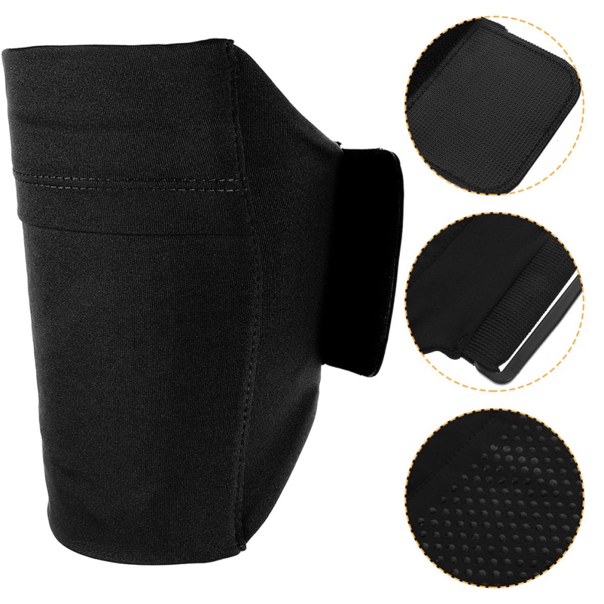 Cabilock 10 Pezzi Porta Cellulare da Gamba per Corsa, Fascia Regolabile | Leggero e Antiscivolo, per Jogging e Running, Adatto a Smartphone e Carte, Chiusura a Strappo