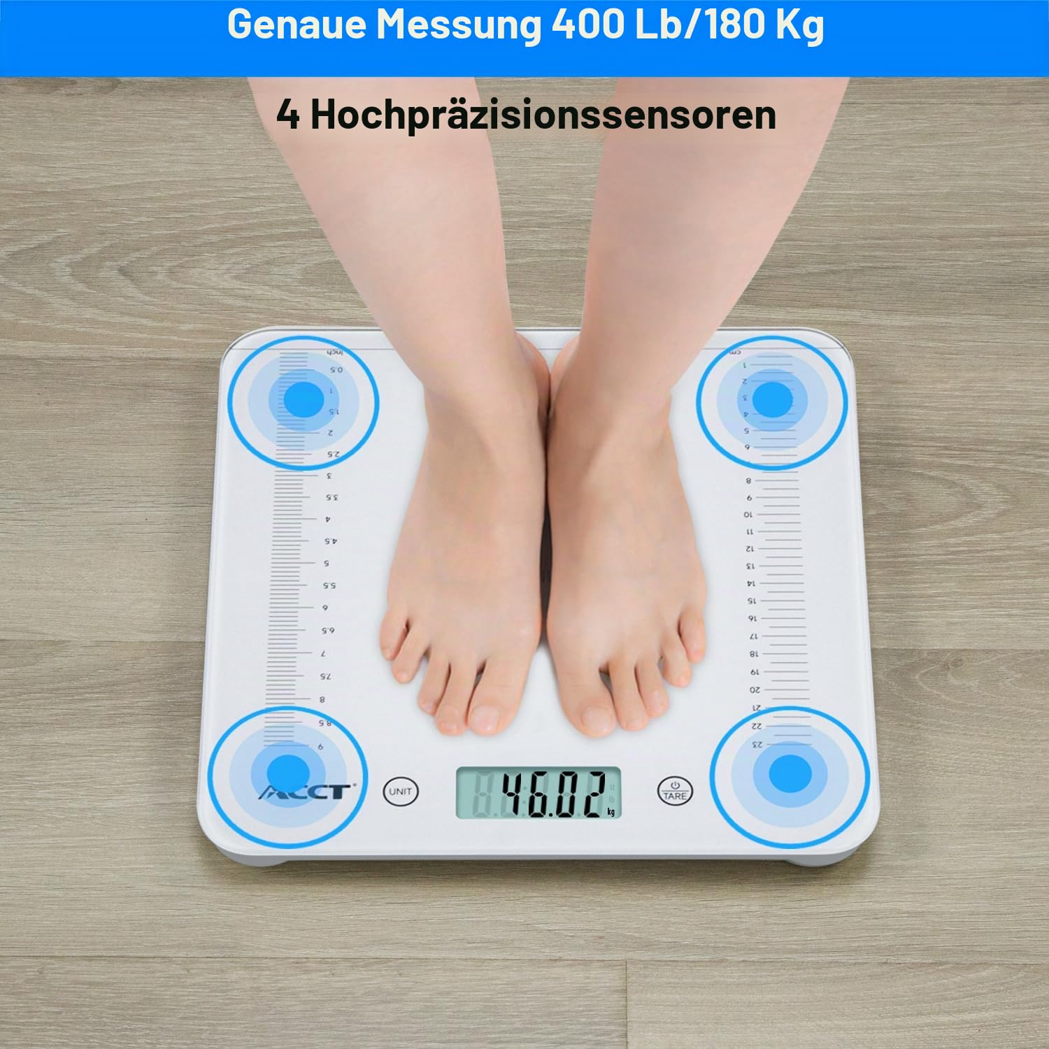 Digitale Babywaage, Säuglingswaage zum Wiegen von bis zu 440 lb mit Haltefunktion, multifunktionale Babywaage, Haustierwaage für Katzen und Hunde, abnehmbare Skalen für Körpergewicht
