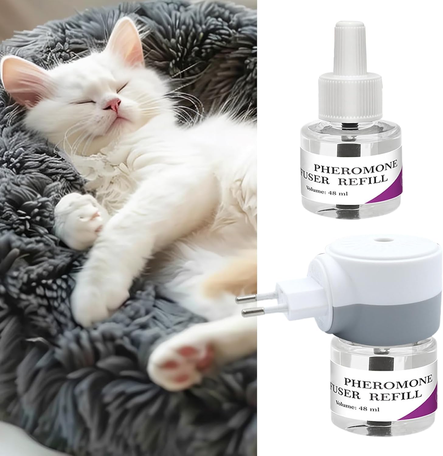 Image showing the diffuser unit and two refill bottles.