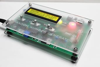 Random Number Generator frosted - Incorporates a Visual Laboratory Grade Random Number Generator RNG Designed specifically for PSI Testing. Test for Psychokinesis PK, Precognition and Telepathy.