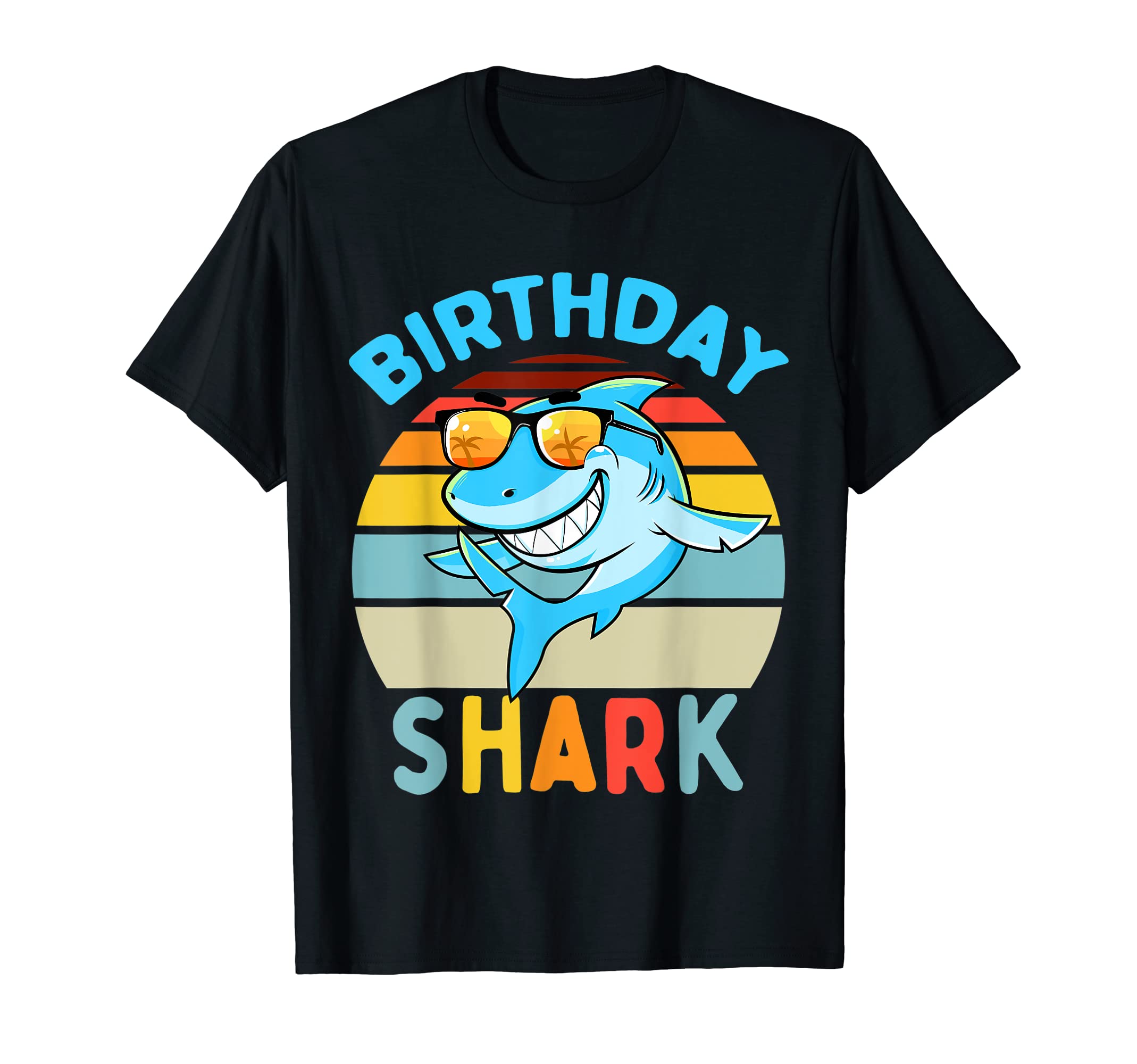 Matching Family Shark Birthday Gift StoreShark Birthday Toddler Boys Kids Matching Family Boy T-ShirtOEKO-TEX STANDARD 100