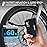 VEEAPE Surper Powerful Mini Bike Tire Pump - Max 120PSI Portable Electric Bicycle Air Pump with Fast Inflation Auto Stop - Bicycle Inflator with Presta and Schrader Valve for Bicycles E-Bikes Balls
