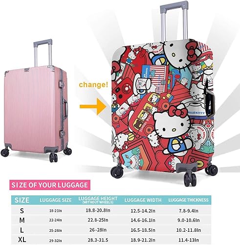 Miniatura 7 de ISUNIET Funda para equipaje de viaje, funda protectora para maleta, funda protectora para maletín de 18 a 32 pulgadas, protector de equipaje para