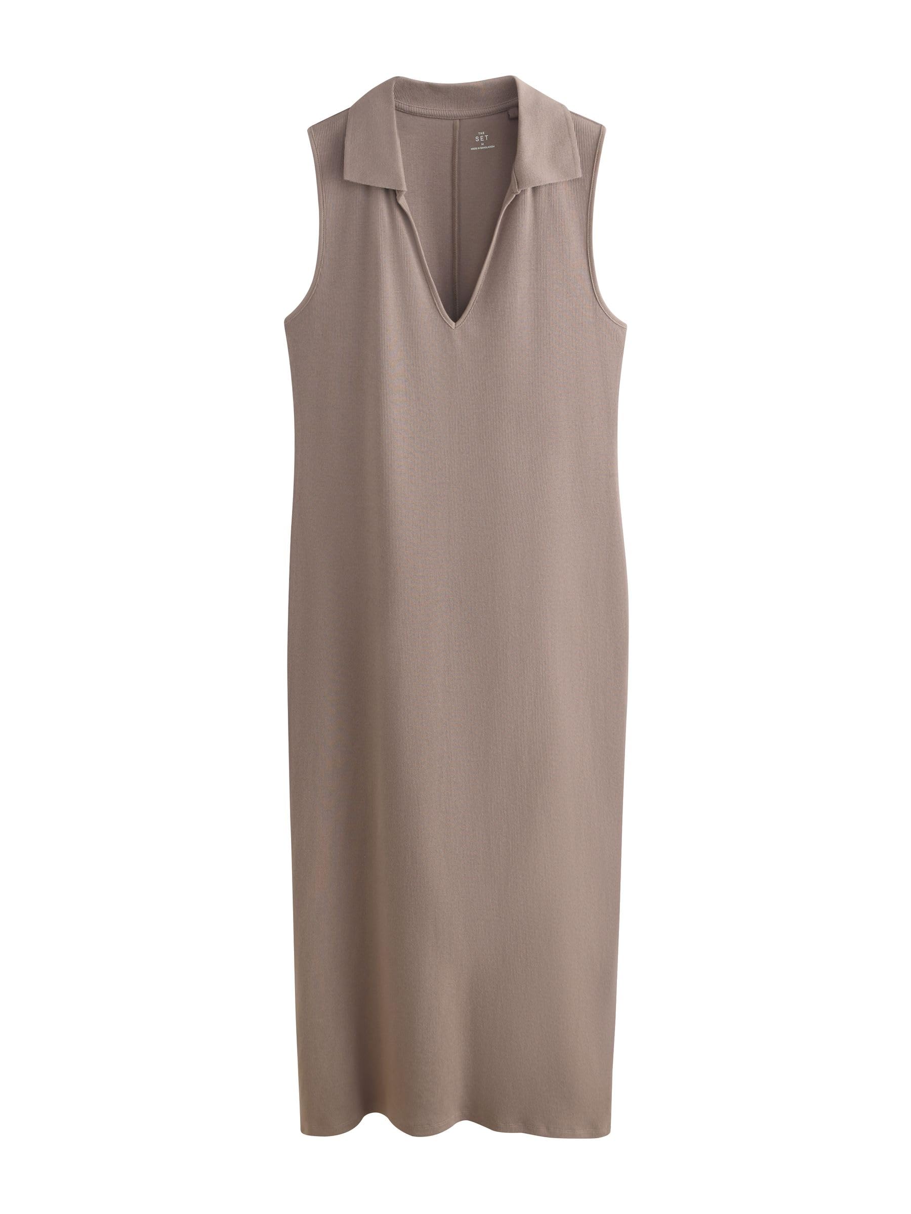 THE SET Donne Confezione da 2 Abiti smanicati con Scollo a V | Adulto, Standard, Pull On, Lavabile in lavatrice