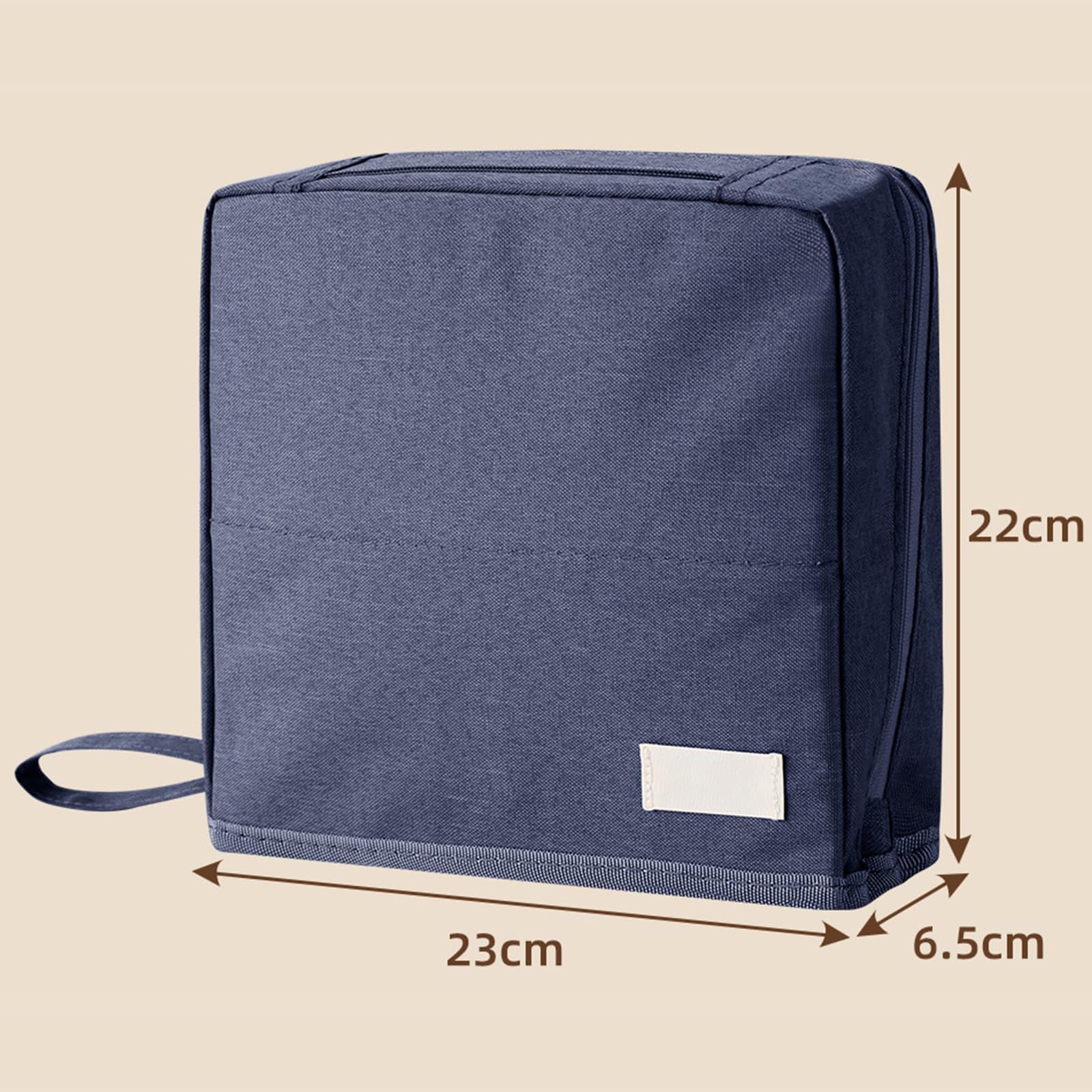 Bolsa de maquillaje, organizador portátil de gran capacidad con compartimentos, impermeable, multifuncional, diseño de apertura vertical, ideal para viajeros, Red
