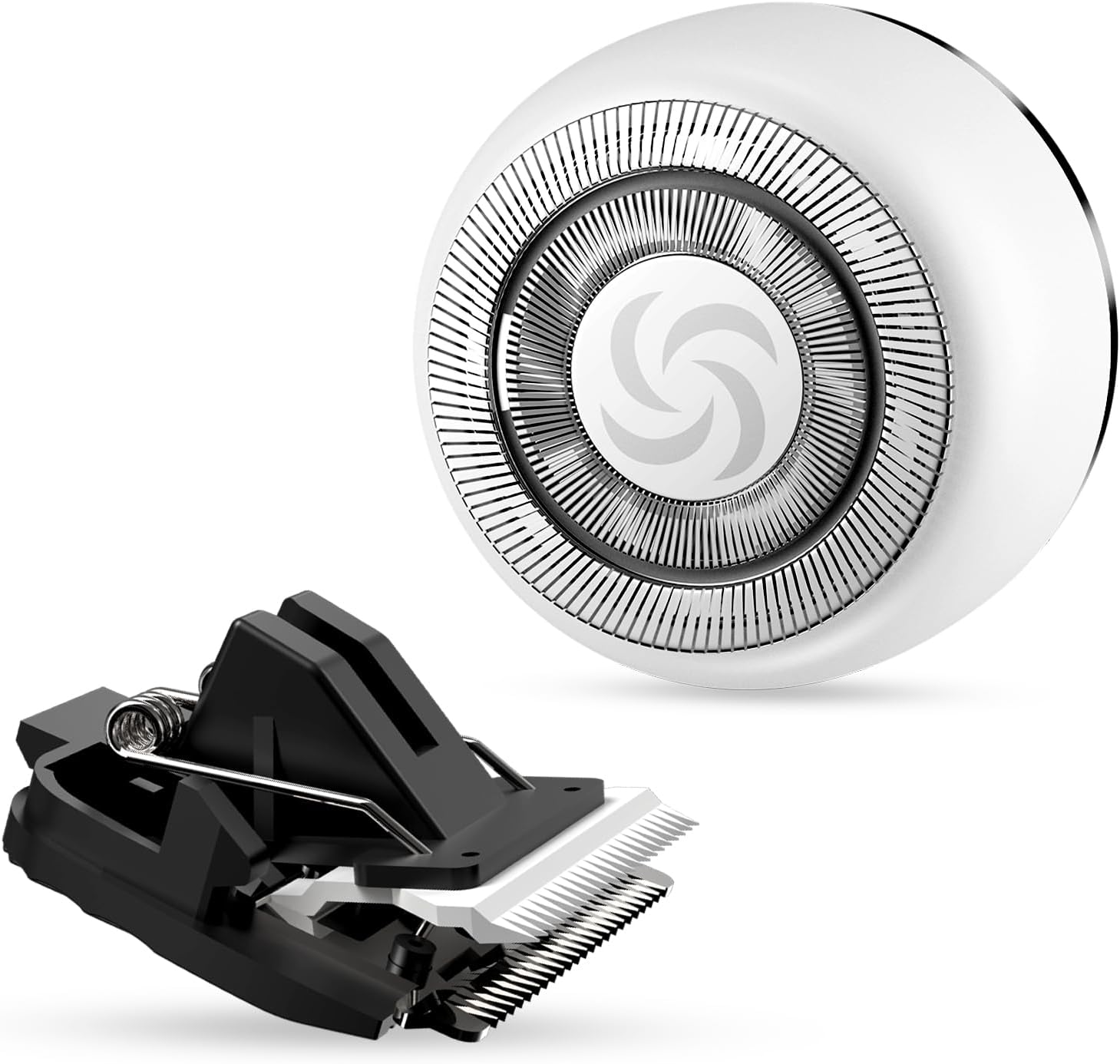 Cayzor Replacement Shaver and Trimmer Head Kit for EC20 Bikini Trimmer (White)