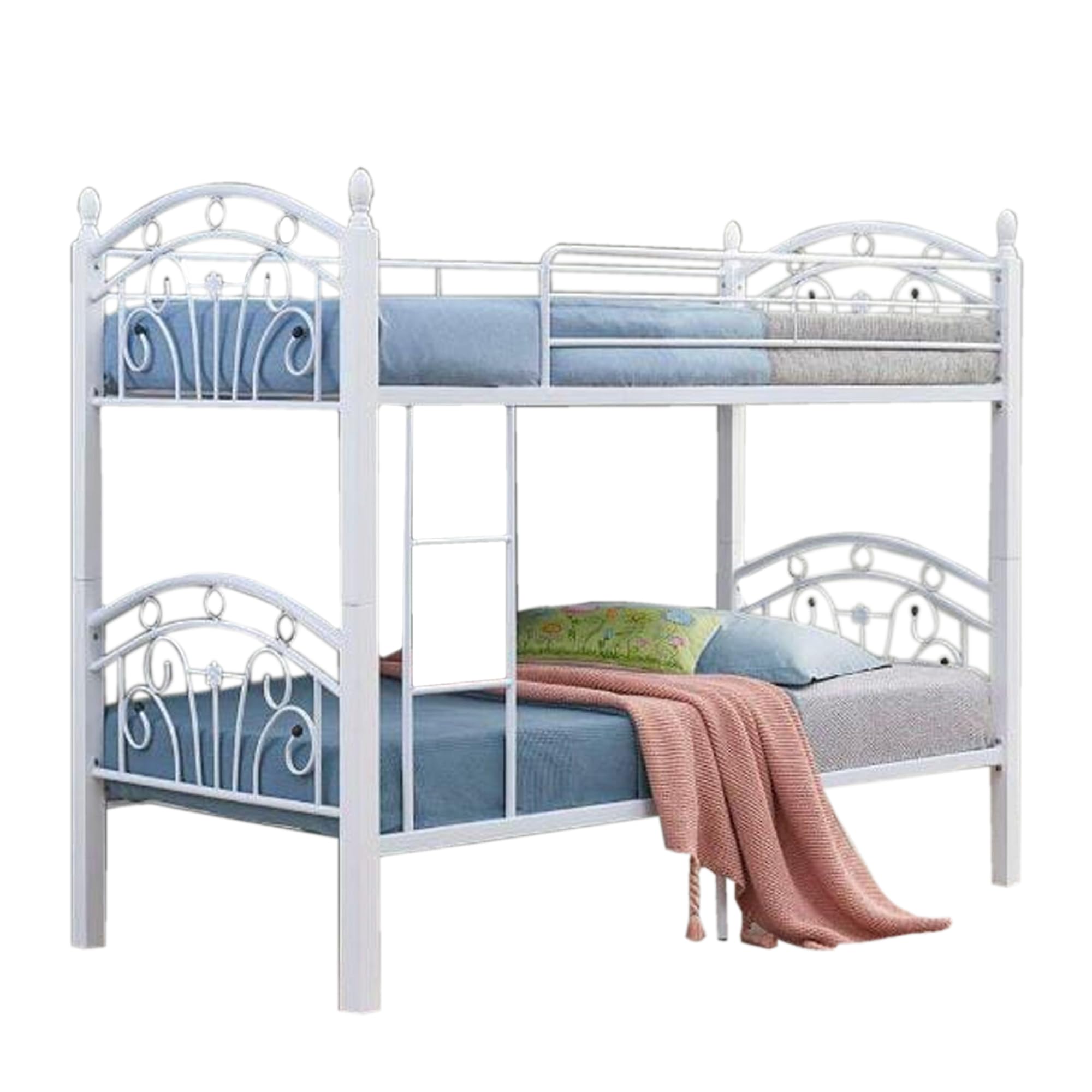 SLIDING WARDROBE 4U Mega Metal Bunk Bed for Kids Bed for Junior Single Over Single Bed for Kids