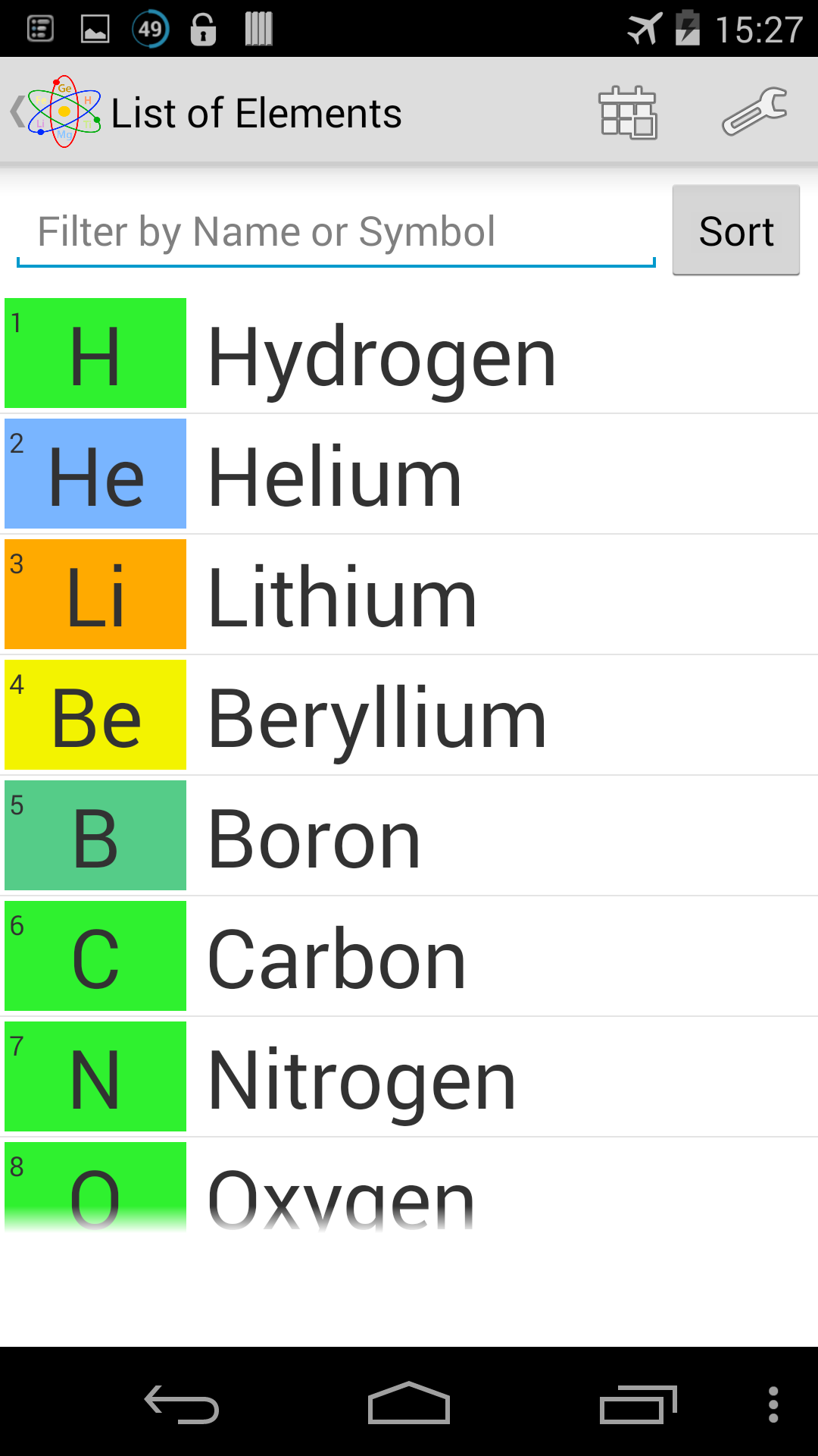 Chemical Elements Period Table - App on Amazon Appstore