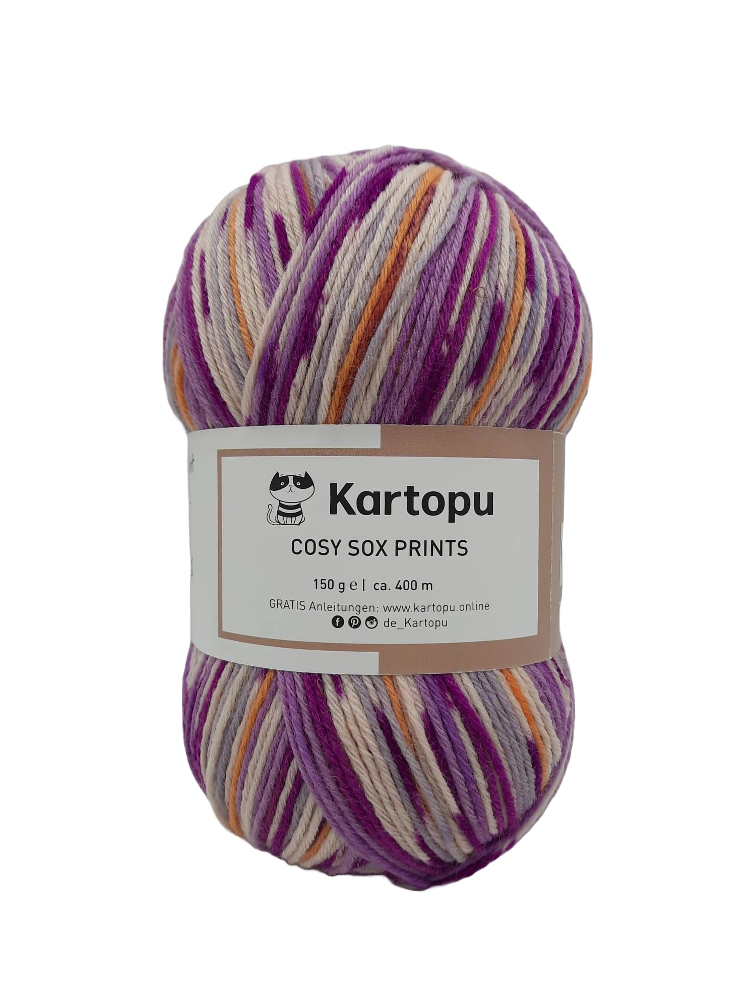 Sockenwolle Strumpfwolle 6fädig Sockenwolle Set 4x150gr, Colorfarben