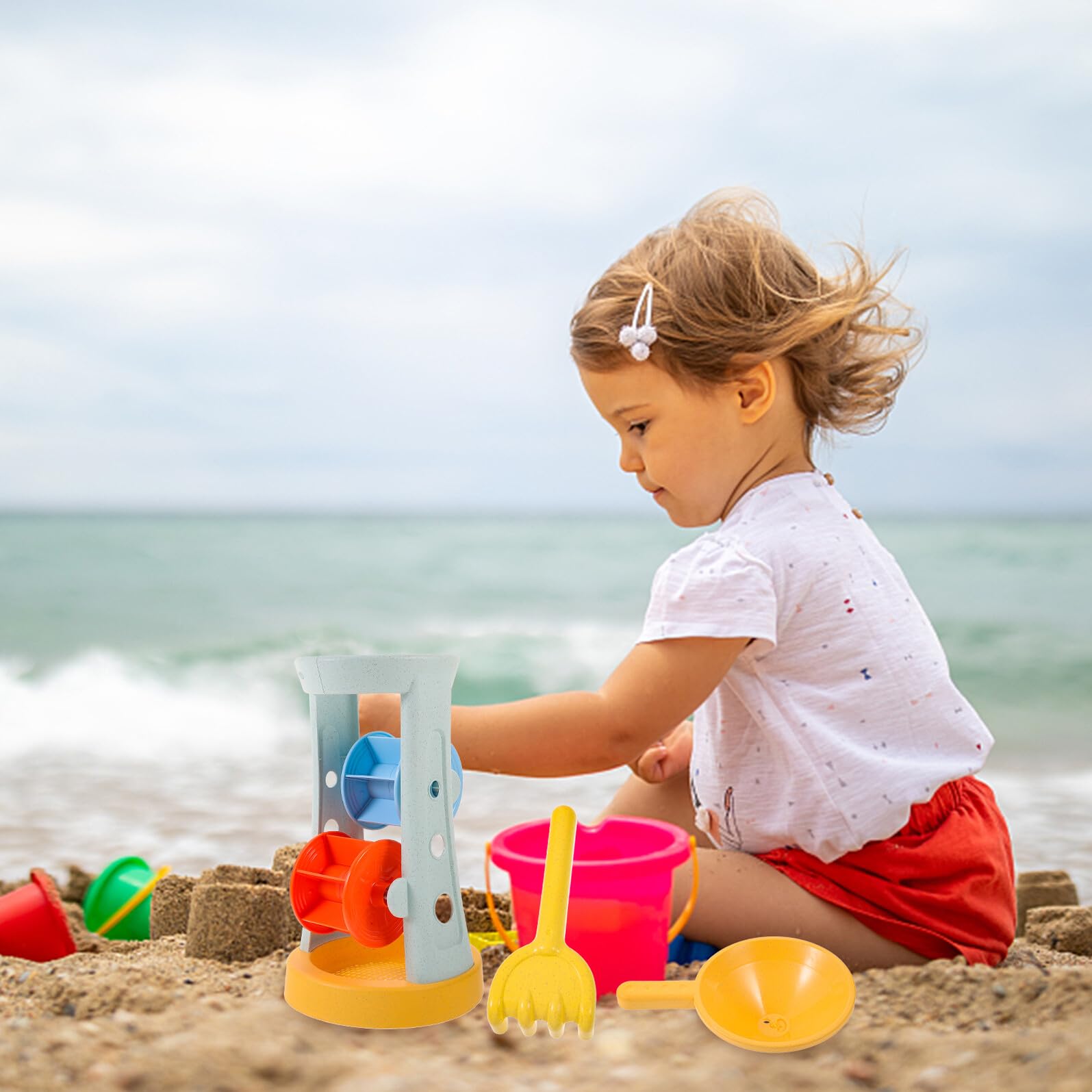 Beach Sand Toy in Plastico per Bambini, Vacanze Estive | Gioco da Spiaggia, Giochi per Spiaggia, Scuola e Backyard, Safe e Comfortable