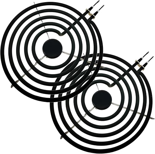 Miniatura 10 de MP15YA (233750) Juego de unidades de quemador eléctrico por TOP-HEATER, compatible con quemadores eléctricos MP22YA para Whirlpool Norge Hardwick